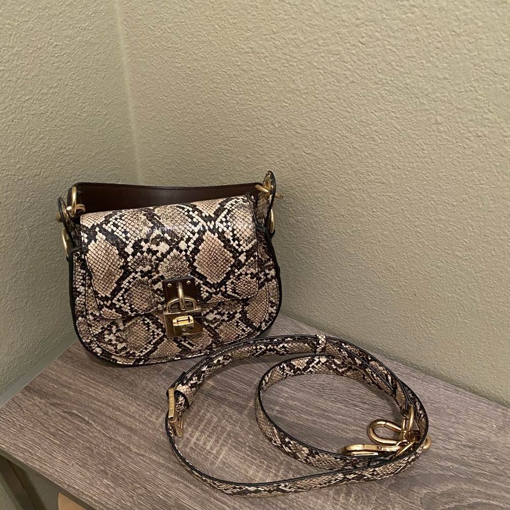 Steve Madden Snake-Print Bag